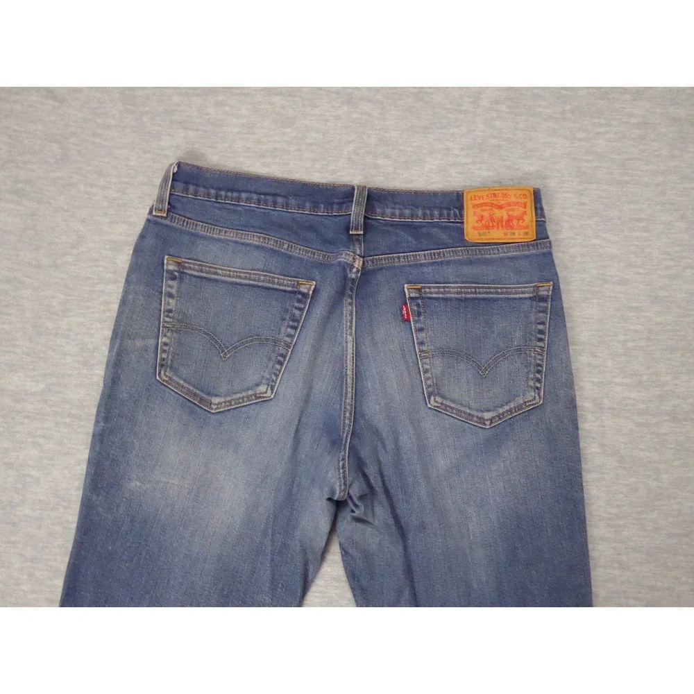 Levis 541 Athletic Taper Jeans Mens 34 Blue Medium Wash Denim 34x27.5